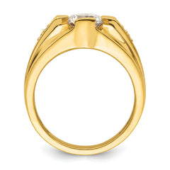 14K Certified Lab Grown Diamond Complete Men's Ring