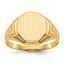 Men's Back AA Diamond Signet Ring in 14K Yellow Gold (.01 ct. tw.), Size 9.5 - Sophia Jewelers