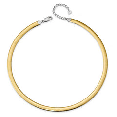 Sophia Jewelers 14K Gold-Plated Sterling Silver Reversible Cubetto Necklace