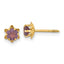 14k Madi K 4mm CZ Birthstone (Feb) Screwback Earrings