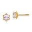 14k Madi K 4mm CZ Birthstone (Jun) Screwback Earrings