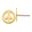 14k Madi K Peace Sign Post Earrings