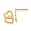 14k Madi K Hearts Post Earrings
