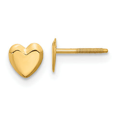 14k Madi K Heart Post Earrings