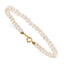14k Madi K White FWC Pearl 15 Necklace, Earrings & 5.5 Bracelet 3pc Set