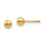 14k Madi K Polished 4mm Ball Screwback Earrings