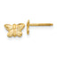 14k Madi K Polished Butterfly Screwback Earrings
