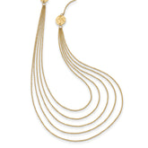 14k Five Strand Necklace
