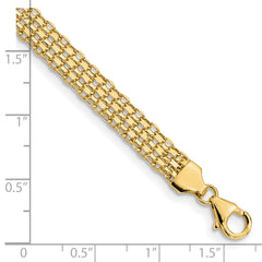 14k Polished Fancy Link Bracelet