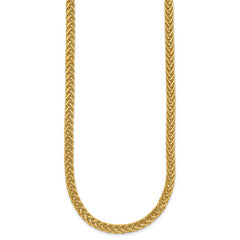 14K Yellow Gold Polished Fancy Link Necklace Unisex 17 Inch