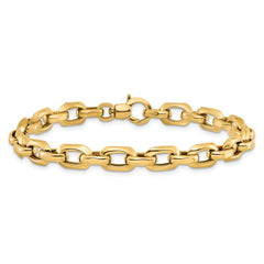 14K Polished Fancy Link Bracelet