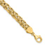 Fancy Byzantine Link Bracelet in 14K Yellow Gold, 7.75mm, 8 Inch - Sophia Jewelers
