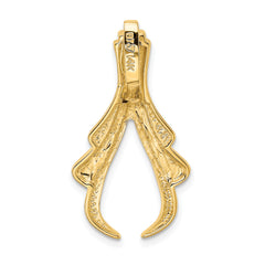 14K Fits up to 6mm Reg, 8mm Fancy Omega Slide