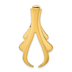 14k Fits up to 6mm Reg, 8mm Fancy Omega Slide