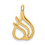 14k Fits up to 2mm Regular, 4mm Fancy Reversible Omega Slide