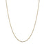 14K 1.1mm Round Snake Chain