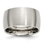 Brushed Comfort-Fit Wedding Band in Stainless Steel, 12mm