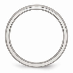 Sophia Jewelers Stainless Steel Brushed Wedding Band Engravable Comfort Fit