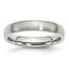 Brushed Comfort-Fit Wedding Band in Stainless Steel, 4mm