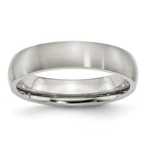 Sophia Jewelers Stainless Steel Wedding Band with Brushed Comfort Fit