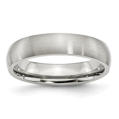 Sophia Jewelers Stainless Steel Wedding Band with Brushed Comfort Fit
