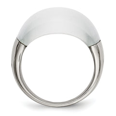 Stainless Steel 12mm Cat's Eye Ring