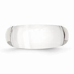Sophia Jewelers Stainless Steel Cat's Eye Ring with Brushed Finish