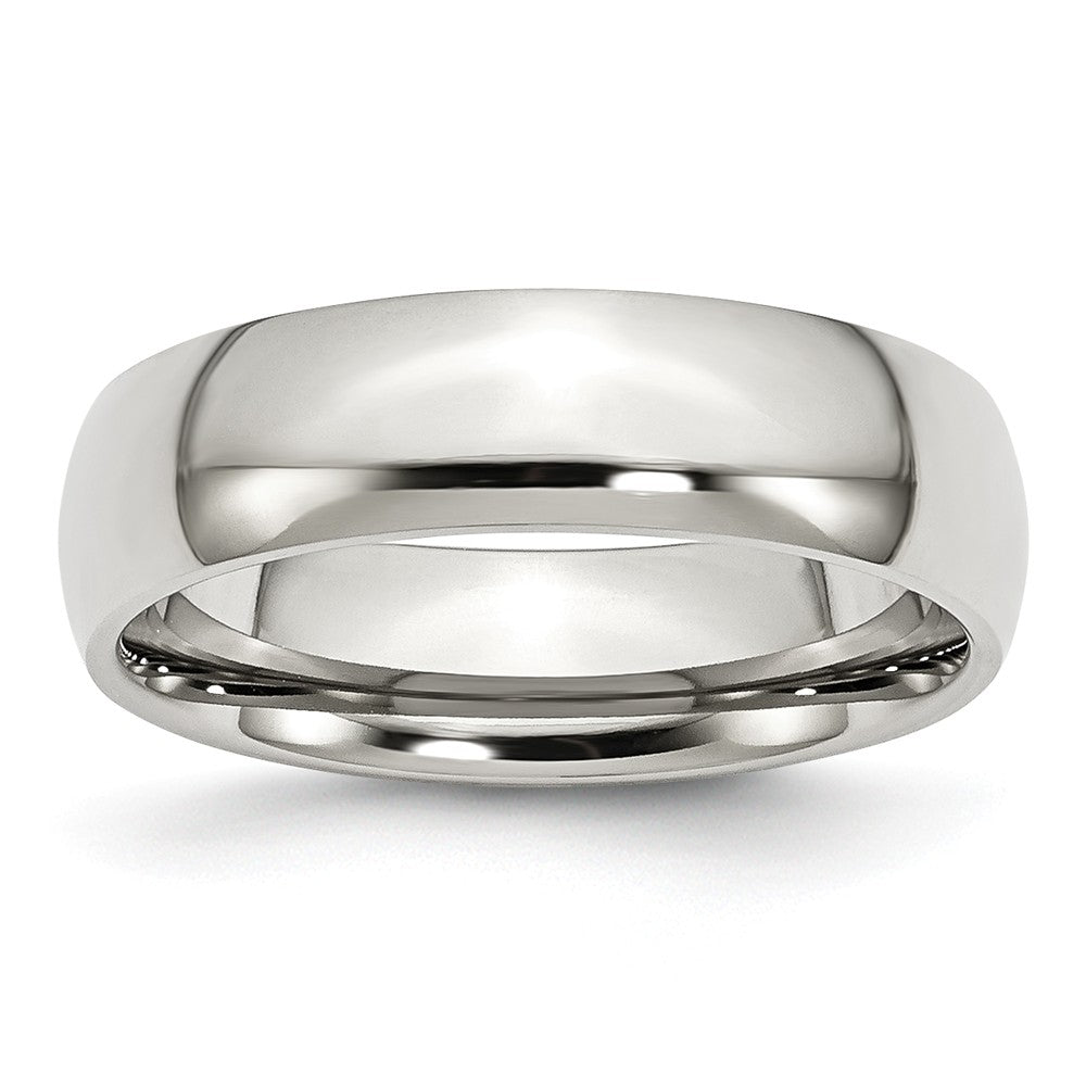 Stainless Steel 6mm Polished Band
