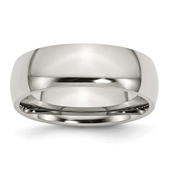 Stainless Steel 7mm Polished Band