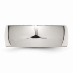 Sophia Jewelers Stainless Steel Polished Wedding Band Engravable Comfort Fit