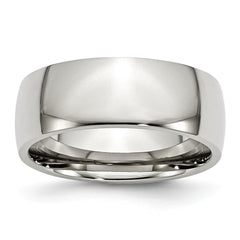 Sophia Jewelers Stainless Steel Polished Wedding Band Engravable Comfort Fit