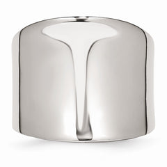 Sophia Jewelers Stainless Steel Polished Band Elegant Unisex Ring