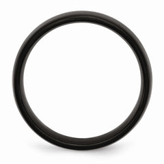 Sophia Jewelers 6mm Black IP-Plated Stainless Steel Engravable Wedding Band