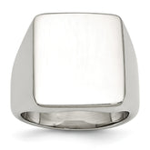 Stainless Steel Polished Fashion Ring with Elegant Modern Design