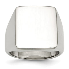 Stainless Steel Polished Fashion Ring with Elegant Modern Design