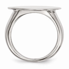 Sophia Jewelers Polished Stainless Steel Fashion Ring for Modern Elegance