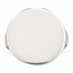 Sophia Jewelers Polished Stainless Steel Fashion Ring for Modern Elegance