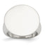 Sophia Jewelers Polished Stainless Steel Fashion Ring for Modern Elegance