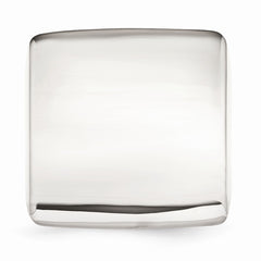 Sophia Jewelers Polished Stainless Steel Fashion Ring in Modern Square Design - 6 - 6