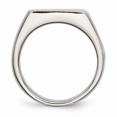 Sophia Jewelers Stainless Steel Fashion Ring with Polished Elegant Finish