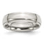 Sophia Jewelers Stainless Steel 6mm Polished Comfort Fit Engravable Wedding Band