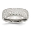 Textured Comfort-Fit Wedding Band in Stainless Steel, 8mm