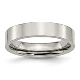 Sophia Jewelers Stainless Steel 5mm Polished Engravable Wedding Band