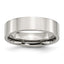Stainless Steel Polished 6mm Flat Band