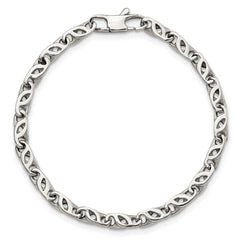 Chisel Stainless Steel Polished 7.5 inch Fancy Link Bracelet