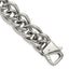 Chisel Fancy Chain Bracelet in Stainless Steel, 18mm, 8.2 Inch - Sophia Jewelers