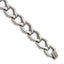 Chisel Fancy Open Link Chain Bracelet in Stainless Steel, 13mm, 8.5 Inch - Sophia Jewelers