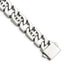 Chisel Men's Crosses Link Chain Bracelet in Stainless Steel, 14mm, 8.5 Inch - Sophia Jewelers