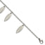 Stainless Steel Polished Diamond Shaped Dangles Bracelet
