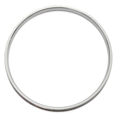 Stainless Steel Polished Brown and Black Enameled Bangle